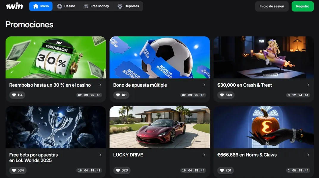 Bonos y promociones en 1win Casino Argentina