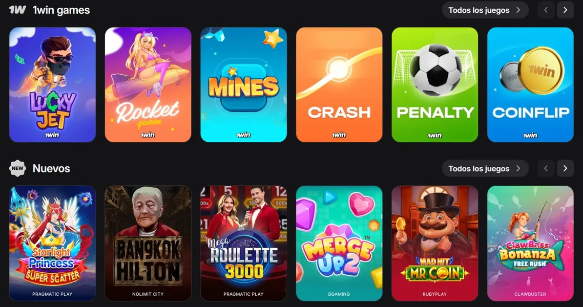 Acceso a juegos de casino, tragamonedas y apuestas deportivas